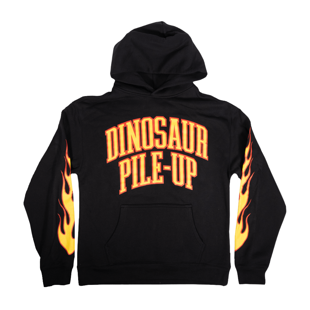 Flaming Hoodie - Black