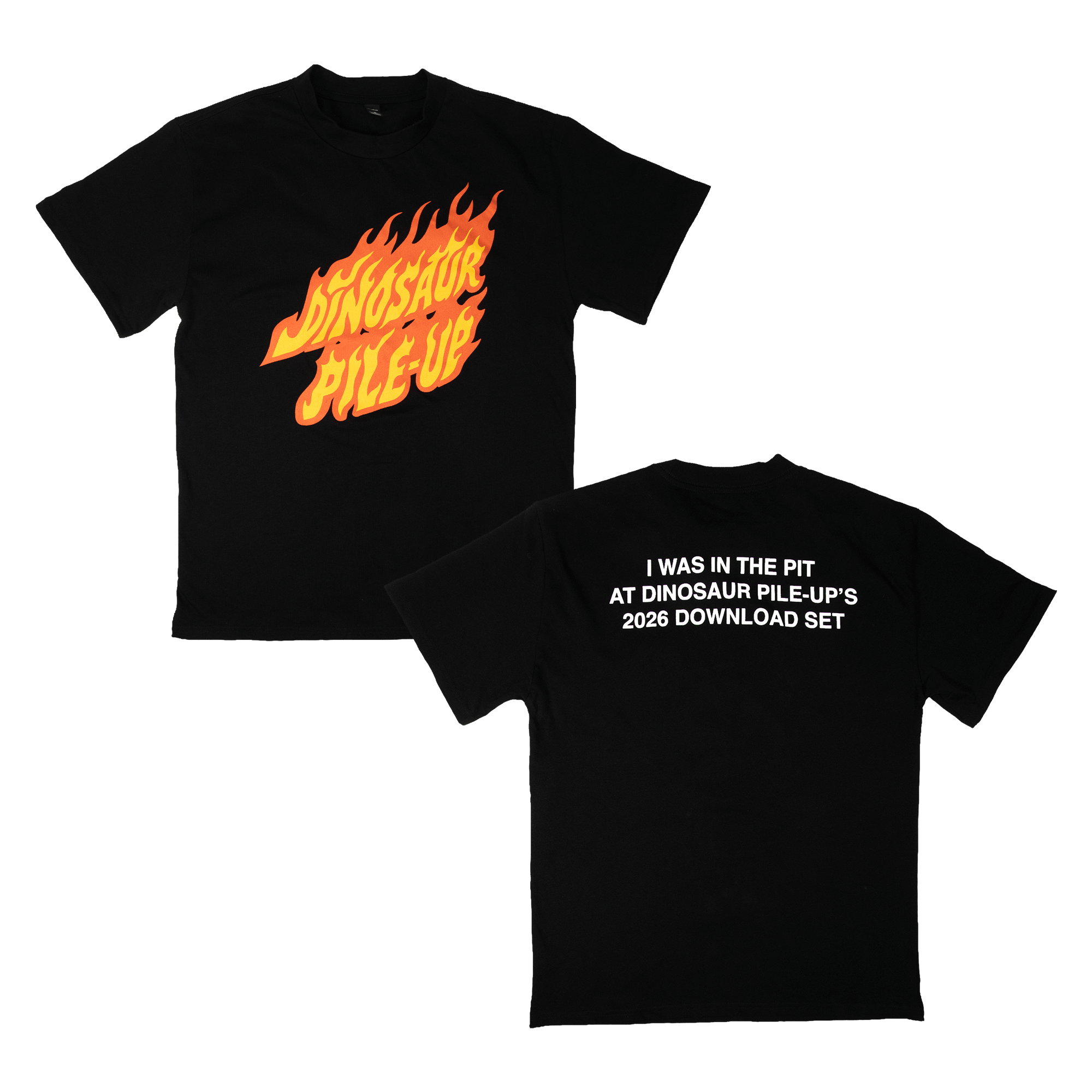 Flame Logo Download 26 Tee - Black